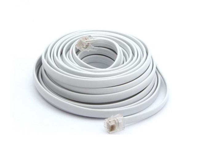 EXTENSION LEAD - 6P6C MALE TO 6P6C MALE - 8m TCU368 5410329213381; 5410329517601