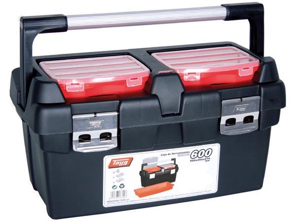 TAYG Toolbox with tray & 2 storage boxes 600x305x295 mm, 53,9 L TG600 8412796168000; 5410329604615