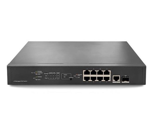 10 port 8 PoE port switch Utepo UTP3-3310TS-PSB-L2 SWITCHUTP3310TSPSBL2