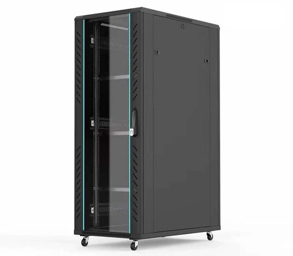 Commutation freestanding cabinet 19" 37U 600x1000x1833 (not assembled, black) KS37U600X100PASTNJTO