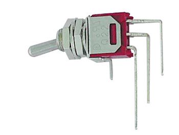 90░ VERTICAL SUBMINIATURE TOGGLE SWITCH SPDT ON-ON TS-8 5410329268350; 5410329268350