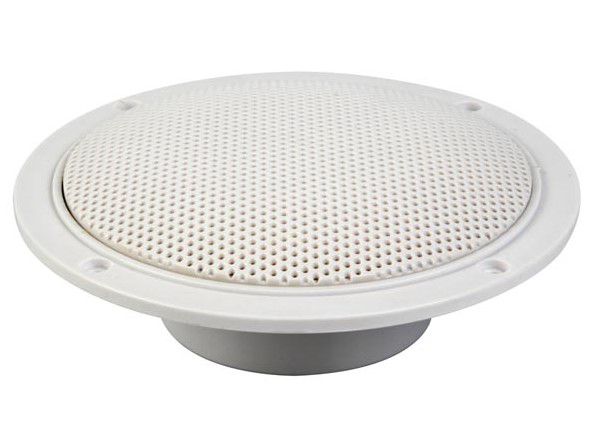 Water-resistant Ceiling Loudspeakers 80W ø152mm (2 pcs), White VDSWPS5N 5410329440756