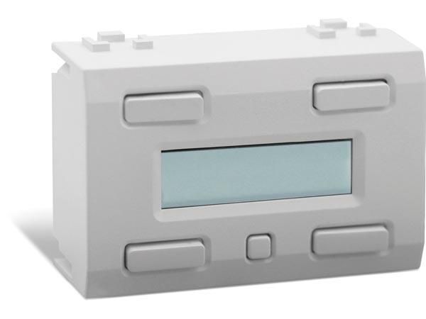 4 button control with LCD display with 32 functions and backup of time and date, white VMBLCDWB 5410329464400