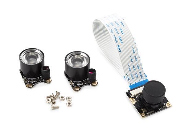 CAMERA MODULE WITH 2 IR LIGHTS FOR RASPBERRY PI® WPI408 5410329725457