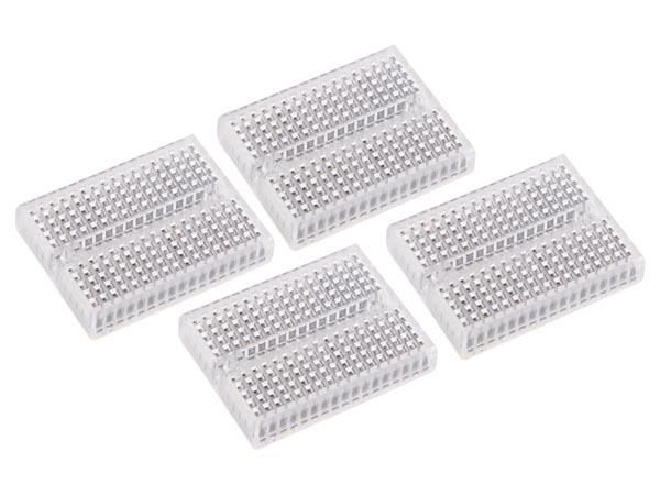 SET OF MINI BREADBOARDS - 170 TIE-POINTS - 4 pcs VTBB8 5410329672447; 5410329683986