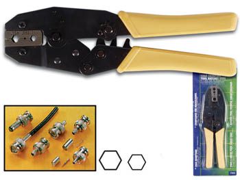 COAX CRIMPING TOOL - RATCHET TYPE VTBNC 5410329215255; 5410329391461; 5410329391478