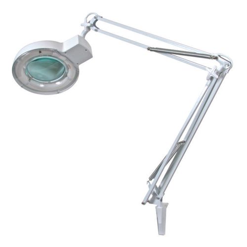 Desk working lamp with magnifying glass - 5 dioptre - 22 W - white VTLAMP2WN 5410329377052; 5410329423735