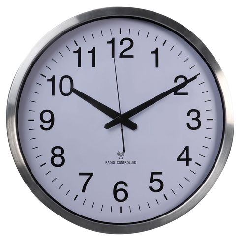 ALUMINIUM WALL CLOCK - ╪ 50 cm WC104 5410329696290