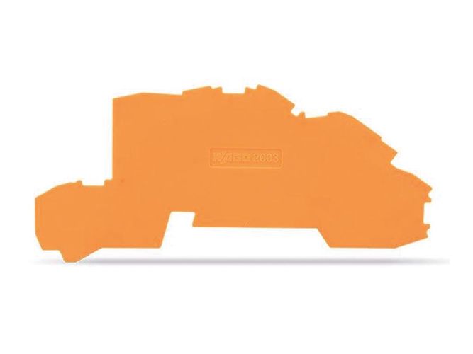 End and intermediate plate 0.8 mm thick, orange WG20037692 4044918925648