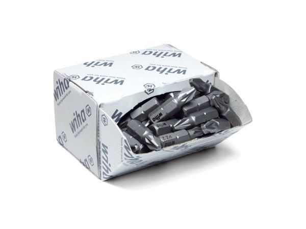 Wiha Bit set Standard 25 mm Phillips (PH2), 50-pcs. in bulk pack, 1/4" (08048) WH08048 4010995080488; 4010995080488