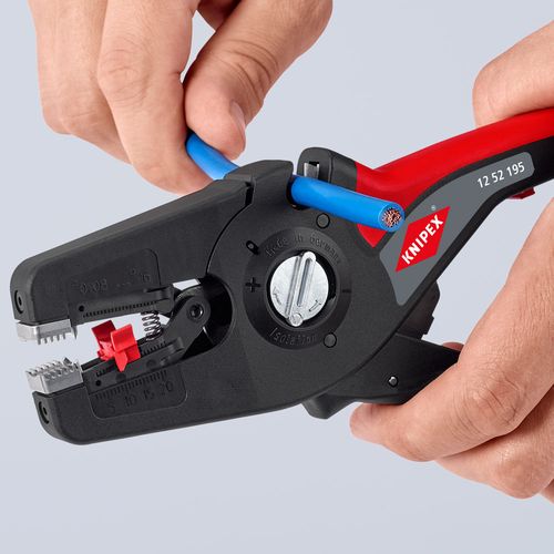 Automatic Insulation Stripping Pliers PreciStrip16 0.08 - 16mm², 12 52 195 KNIPEX KNIP/1252195