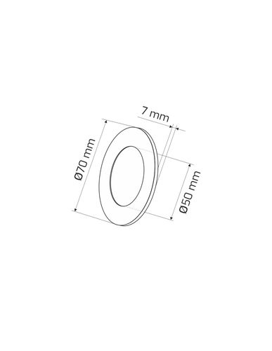 SENSO MASTER накладной LED светильник с сенсорным выключателем 2.5W, 4000K SENSO-M-AL-40K-01 5900652148226