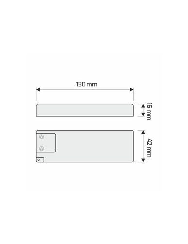 LED power supply 12V 1.25A with L813 sockets, Designlight TRA-LD-15W-T-01