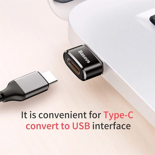 Adapter USB A plug - USB C socket BASEUS CAAOTG-01 6953156263536