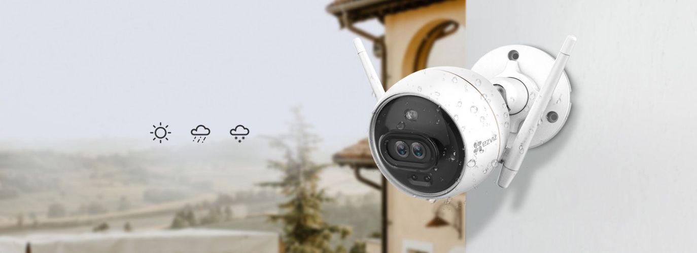 Wi-Fi kamera C3X, 1080p, objektų aptikimas, Color Night Vision, IP67, Micro SD iki 256GB, EZVIZ CS-CV310-C0-6B22WFR 6971744239565