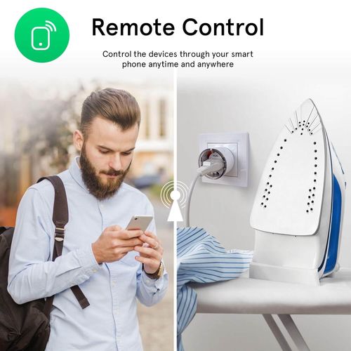 Išmanioji Wi-Fi rozetė A1, 3450W 16A, su energijos matavimu, TUYA / Smart Life, NOUS NOUS-A1 5907772033210