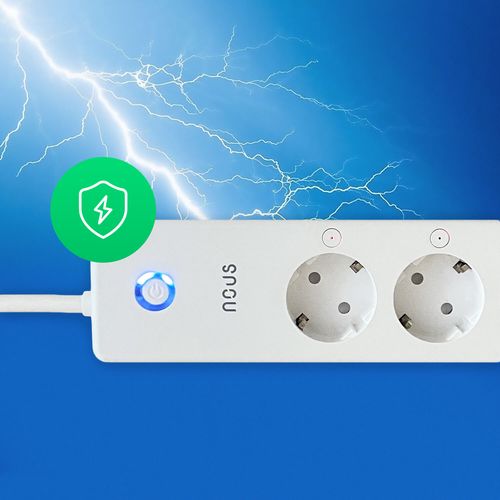 Išmanusis Wi-Fi ilgiklis A5, 3450W, su energijos matavimu, TUYA / Smart Life, NOUS NOUS-A5