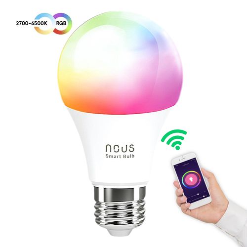 Лампа NOUS P3 Smart WIFI RGB E27, TUYA / Smart Life NOUS-P3 5907772033142