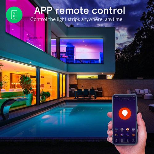Smart RGB WIFI LED Strip F2, 10m, 36W, TUYA / Smart Life NOUS-F2 5907772033913
