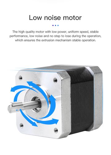 3D spausdintuvo žingsninis variklis 42-34, Y ašiai Ender-3V2 / 3Pro / 3S Creality CRE-4004100025