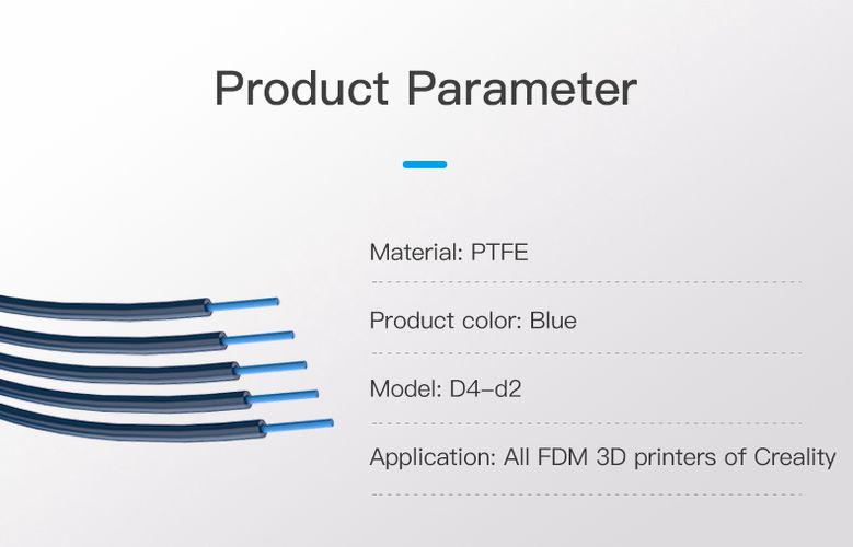 Тефлоновая трубка Capricorn PTFE 1м CRE-4004200006 6971636404682