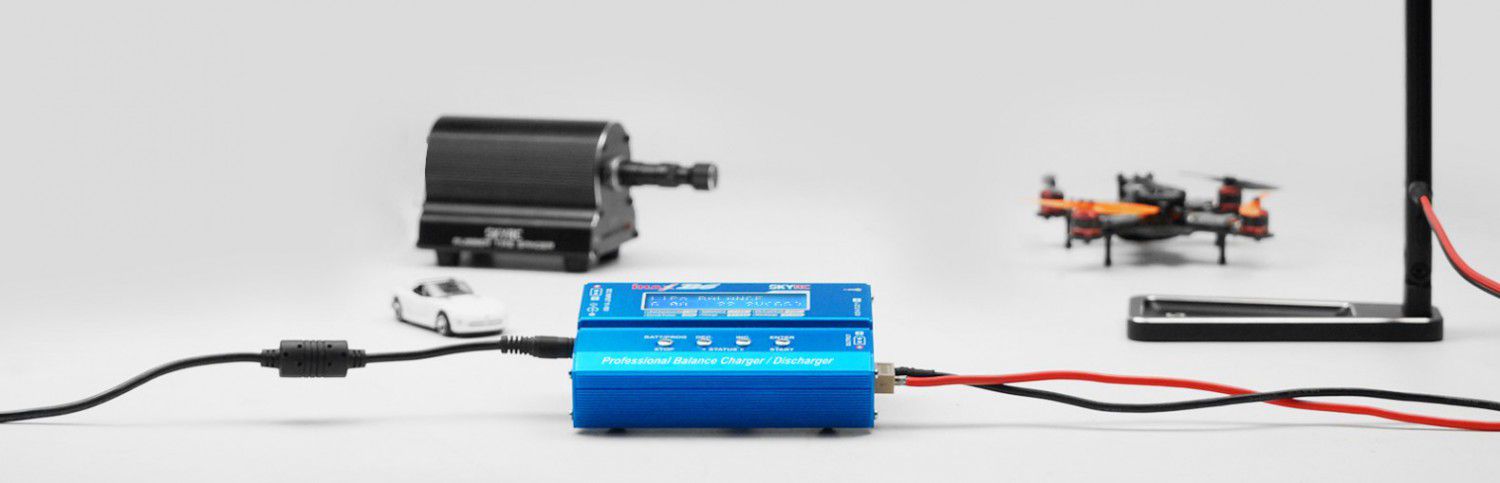 Mikroprocesorinis balansinis įkroviklis Li-ion, LiPo, LiFe, NiCd, NiMh, Pb, SkyRC iMax B6 V2 IMAX-B6-V2