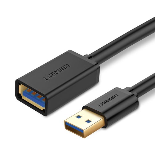 Кабель удлинительный USB 3.0 0.5м черный US129 UGREEN UGREEN/30125 6957303831258