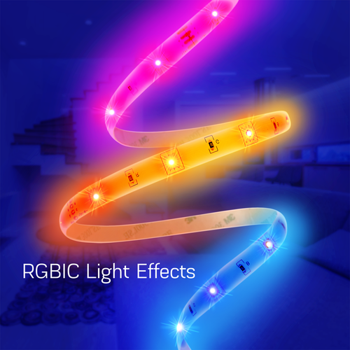 Smart Digital RGB IC WIFI LED Strip F4, 10m, 36W, TUYA / Smart Life NOUS-F5 5907772033616
