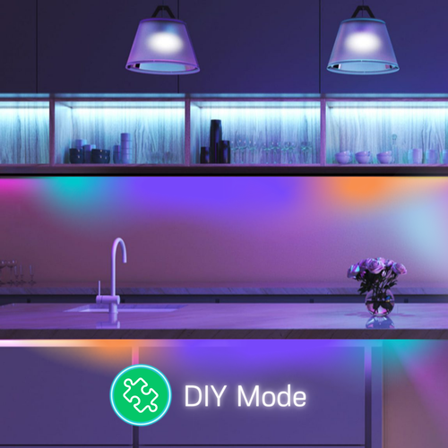 Smart Digital RGB IC WIFI LED Strip F4, 10m, 36W, TUYA / Smart Life NOUS-F5