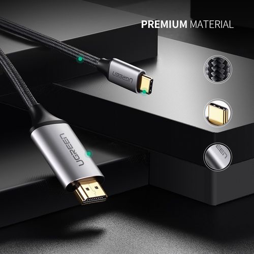 Кабель USB-C male - HDMI 4K@60Hz male 1.5m MM142 UGREEN UGREEN/50570 6957303855704