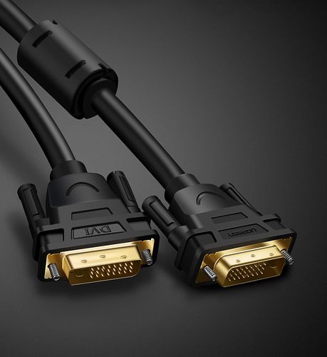 Cable DVI-D - DVI-D (24+1) (2K@60Hz 2560*1600) supports DVI-I 24+5 ports 2m black DV101 UGREEN UGREEN/11604 6957303866045