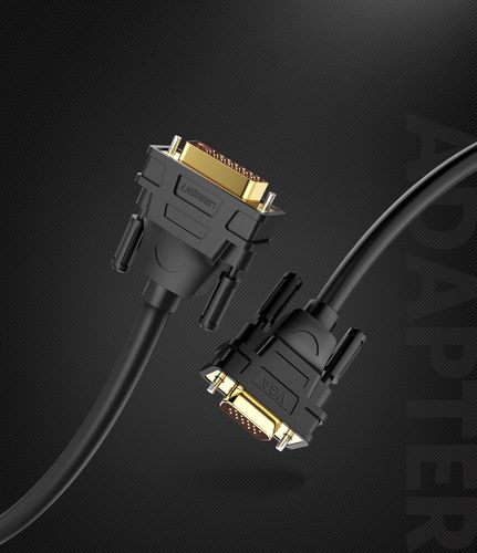 Cable DVI-I (24+5) - VGA 1.5m (1080P@60Hz) (not supported DVI-D 24+1 connector) DV102 UGREEN UGREEN/11617 6957303866175