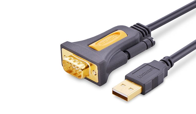 Kabelis USB kištukas - RS232 DB9 kištukas su PL2303 1.5m CR104 UGREEN UGREEN/20211 6957303822119