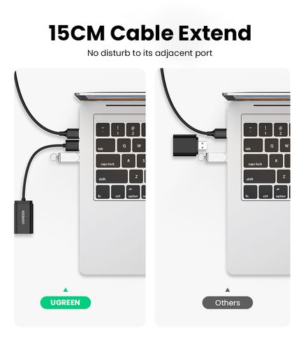 Išorinis garso adapteris USB 2.0, juodas UGREEN/30724