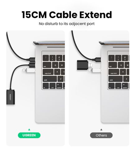 Išorinis garso adapteris USB 2.0, juodas UGREEN/30724 6957303837243