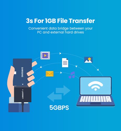 Adapteris 2.5"/3.5" HDD, SSD diskams USB 3.0 - SATA UGREEN/60561