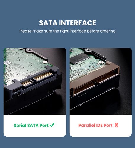Adapteris 2.5"/3.5" HDD, SSD diskams USB 3.0 - SATA UGREEN/60561