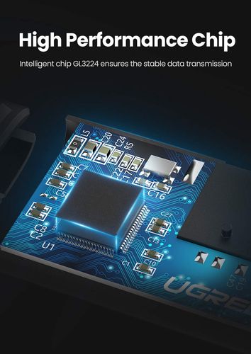 Устройство для чтения карт памяти SD, microSD USB 3.0/USB-C OTG UGREEN/50706 6957303857067