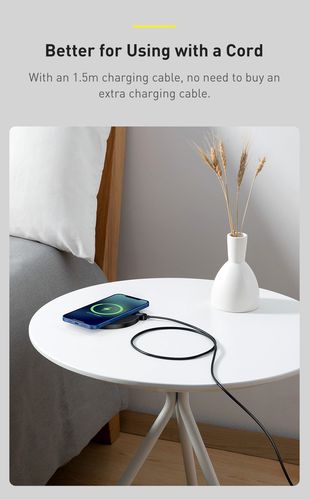 Wireless Charger USB-C 15W with Voltage, Power Display CCED000001 6932172602208