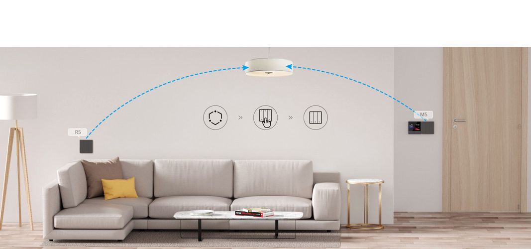 Smart wireless RF wall switch R5, 6 buttons, SONOFF SONOFF-R5 6920075777390