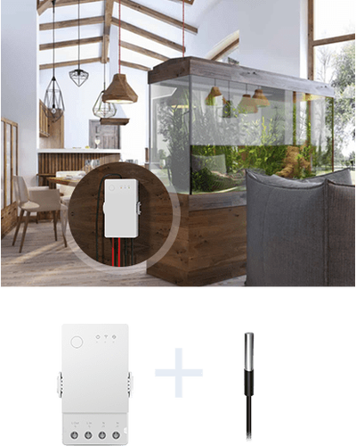 Išmanusis Wi-Fi temperatūros ir drėgmės valdiklis THR320, 20A, DIN, TH Origin, SONOFF SONOFF-THR320 6920075777536
