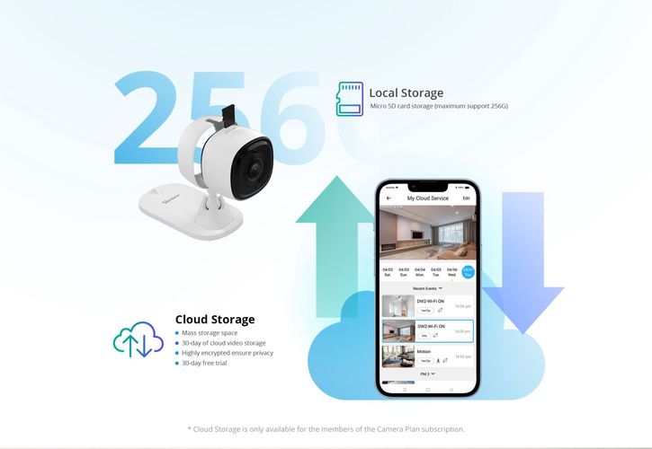 Išmani Wi-Fi belaidė apsaugos kamera S-CAM, 1080P, F2.3, 5V, 1A, SONOFF SONOFF-S-CAM 6920075776959
