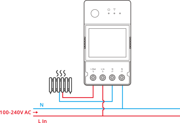 Smart Wi-Fi power meter switch with possibility to limit POWR320D, 230VAC, 20A, DIN, POW Elite, SONOFF SONOFF-POWR320D 6920075777505