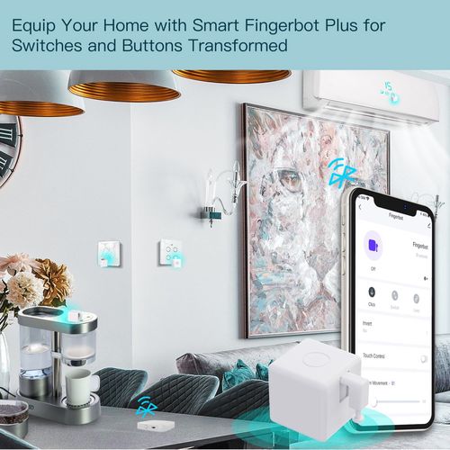 Беспроводной механический умный выключатель FINGERBOT, Bluetooth, TUYA / Умная жизнь BS-FB-V3-MS 6974246475202