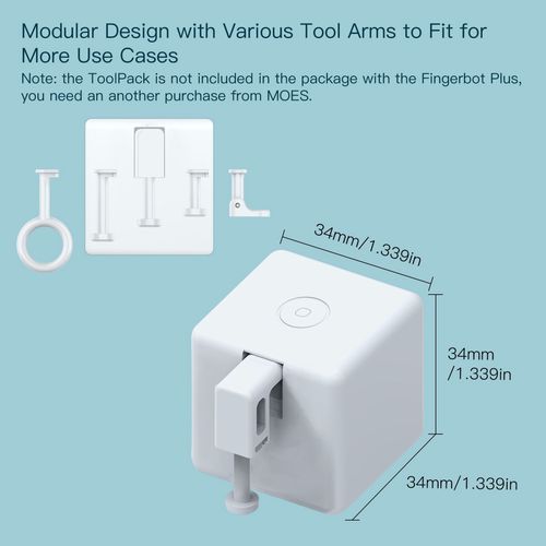 Wireless mechanical smart switch FINGERBOT, Bluetooth, TUYA / Smart Life BS-FB-V3-MS 6974246475202