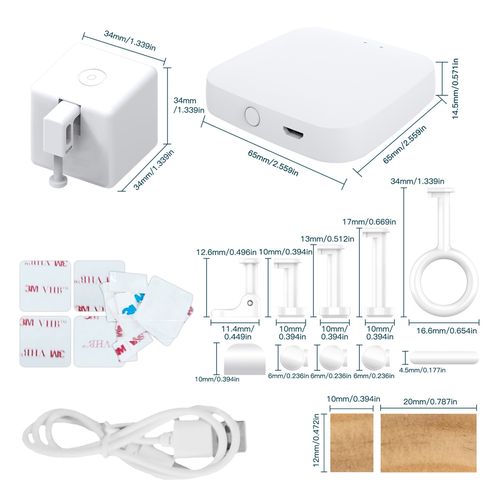 Wireless mechanical smart switch FINGERBOT, Bluetooth, TUYA / Smart Life BS-FB-V3-MS 6974246475202