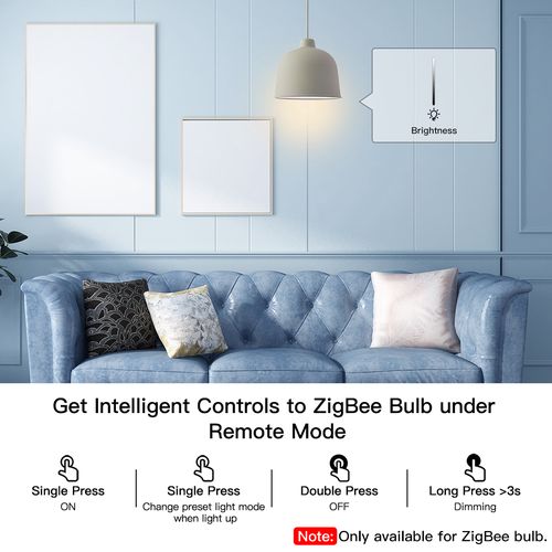 Išmanusis ZigBee bevielis mygtukas, IP55 atsparus drėgmei, TUYA / Smart Life ZT-SY-SR-MS 6974246475226