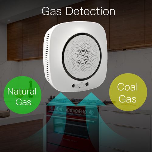 Smart flammable gas detector with siren, 230Vac, Wi-Fi, TUYA / Smart Life WSS-S-GL-EU-EN 6974246475240