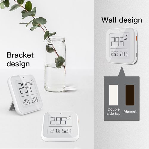 Smart light, temperature and humidity sensor, ZigBee, wireless, 0-1000LUX, Wi-Fi, TUYA / Smart Life ZSS-X-THL-C-MS 6974246475271