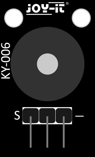 Joy-iT Active piezo buzzer module KY012 COM-KY012APB 4250236816814
